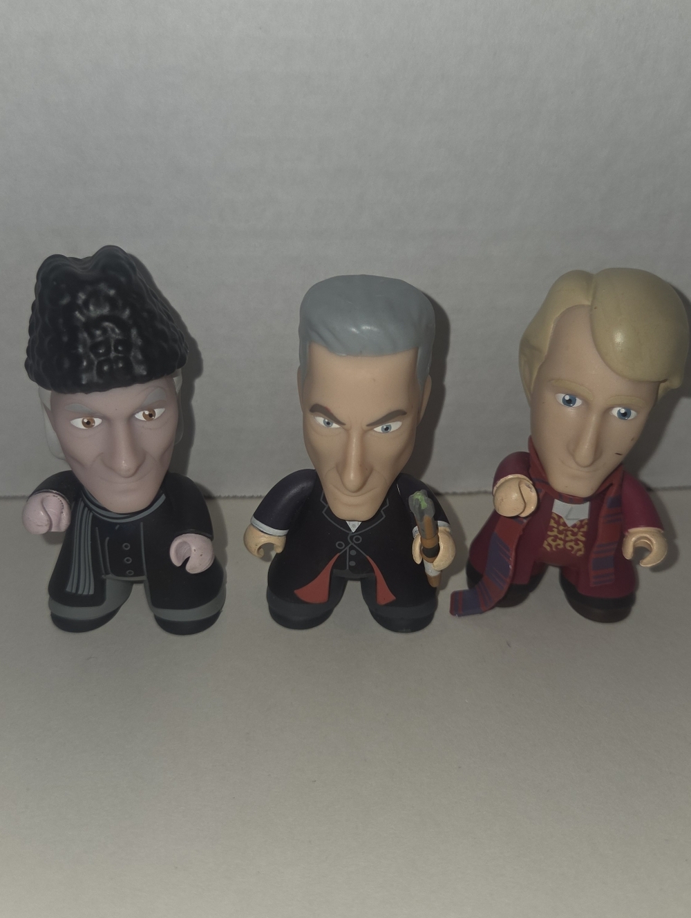 3 Doctor Who Titans vinyl figure Lot